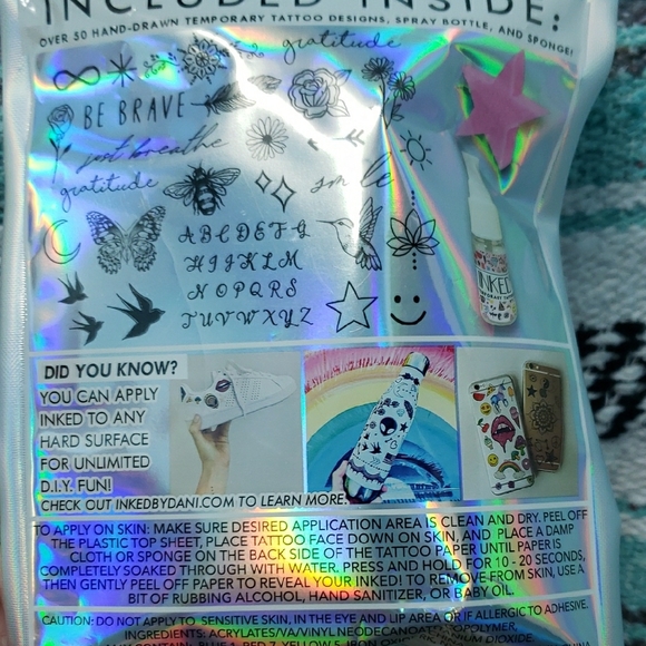 Inked2 Temporary Tattoos Set - Picture 4 of 5